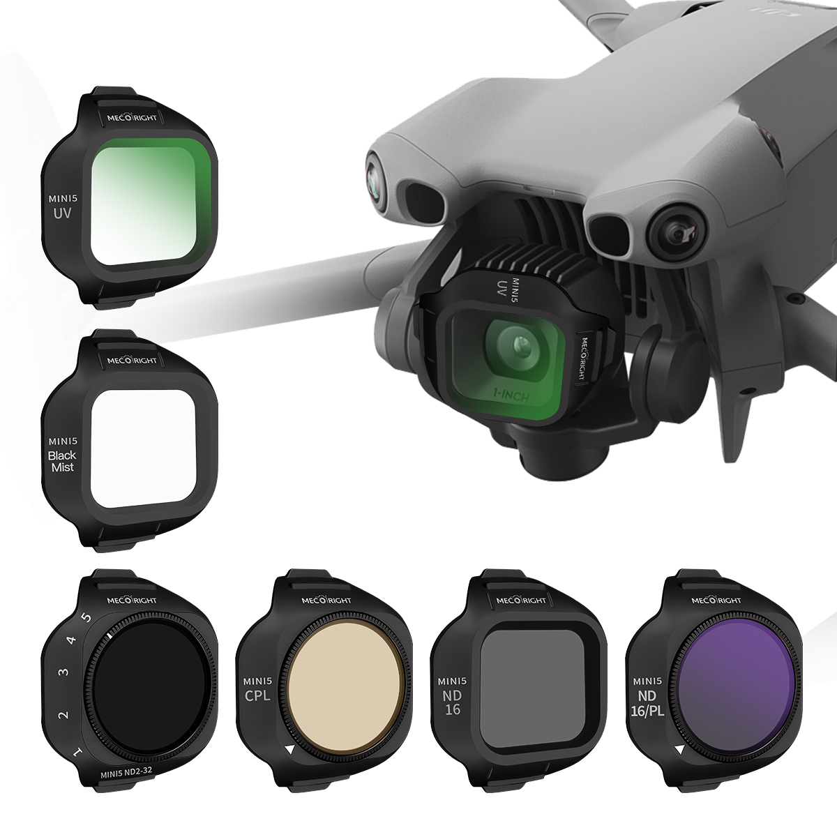 Drone Kit With Camera - Conjunto de Filtros Mecoright para DJI