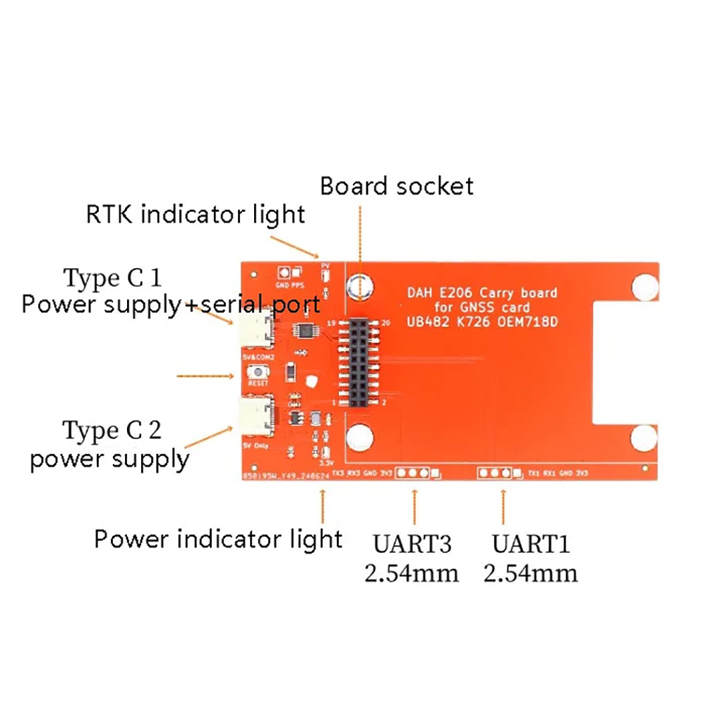 Receptor GNSS Carry Board, Dif - Drone Kit Hexacopter avaliação e preço